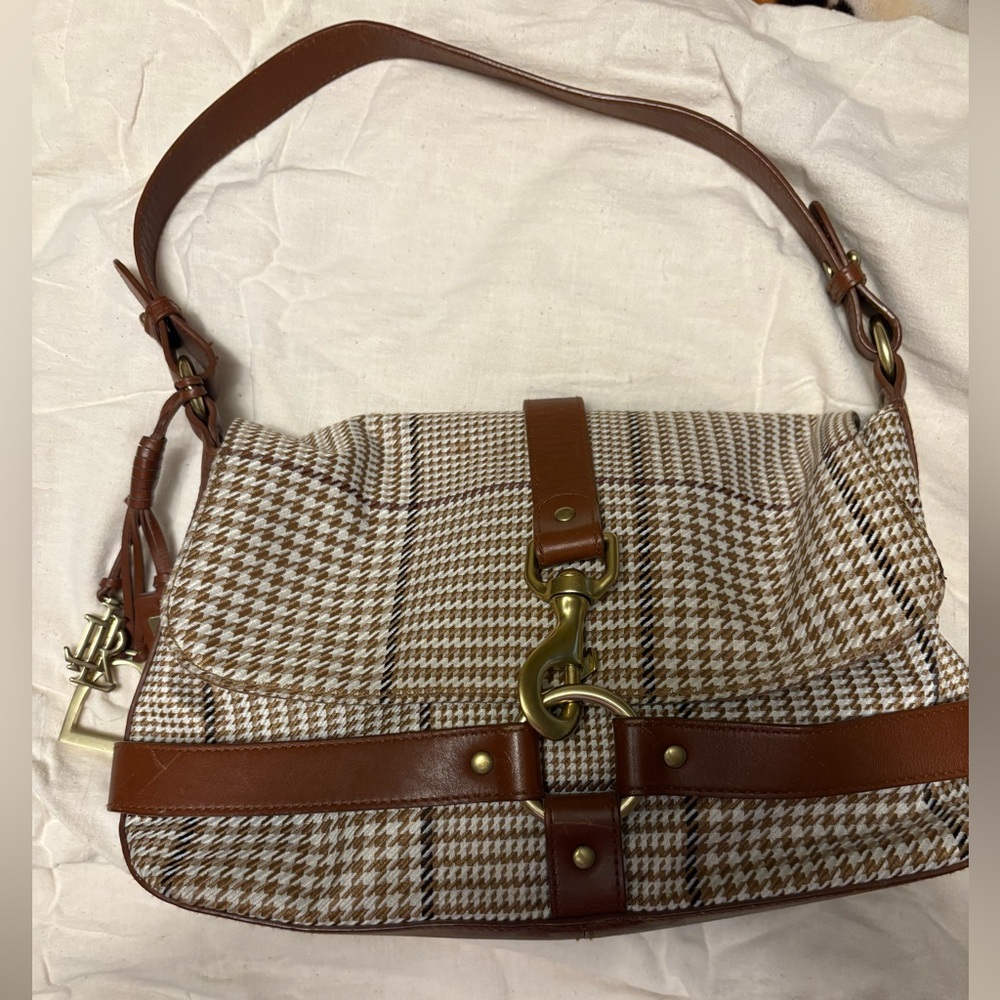 Ralph Lauren Tan Canvas Bag